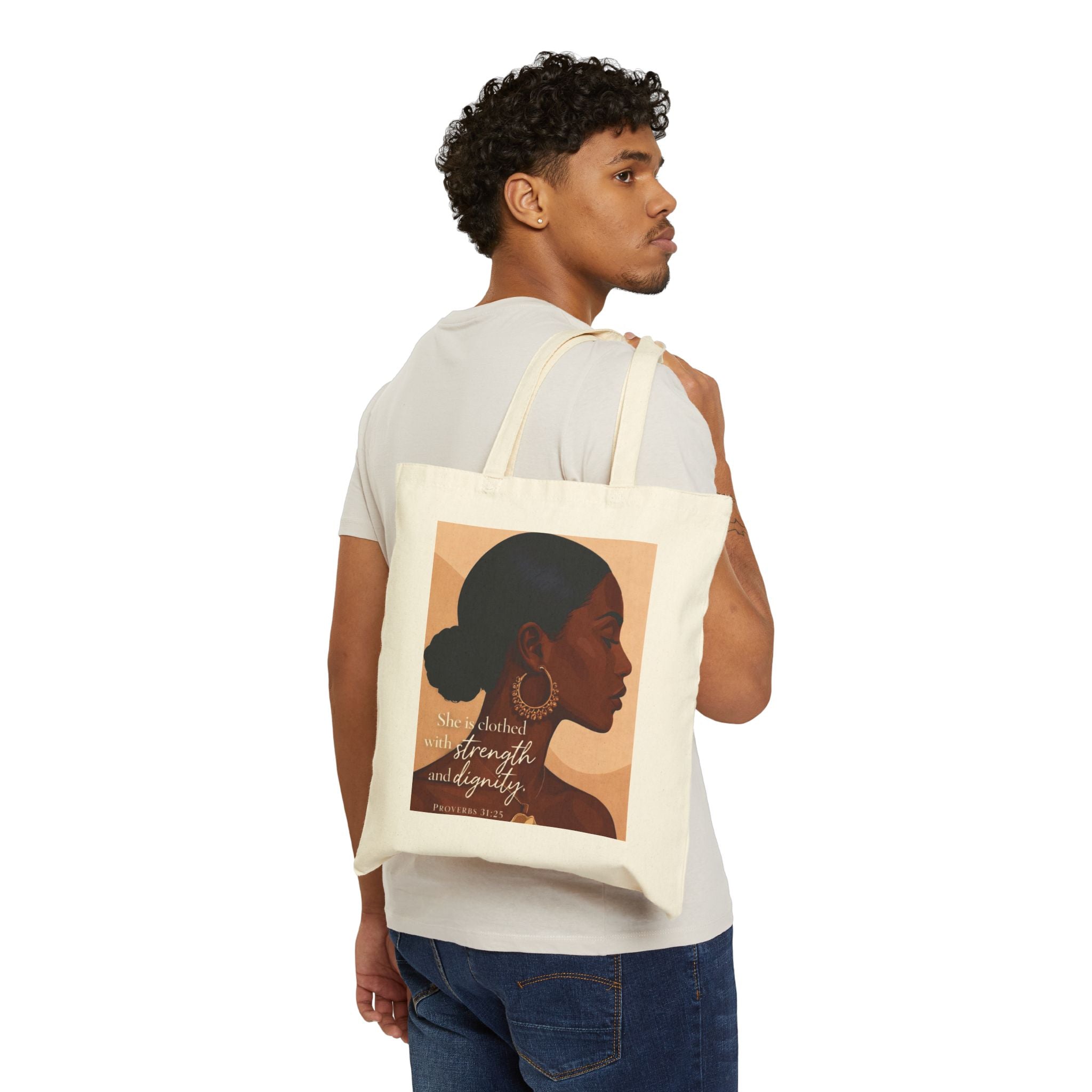 Cotton Canvas Tote Bag